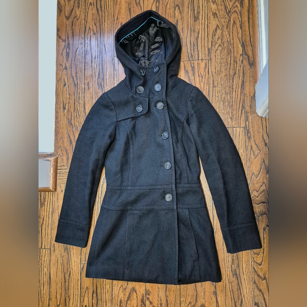 Simons Wool Coat XS Black - Picture 3 of 7